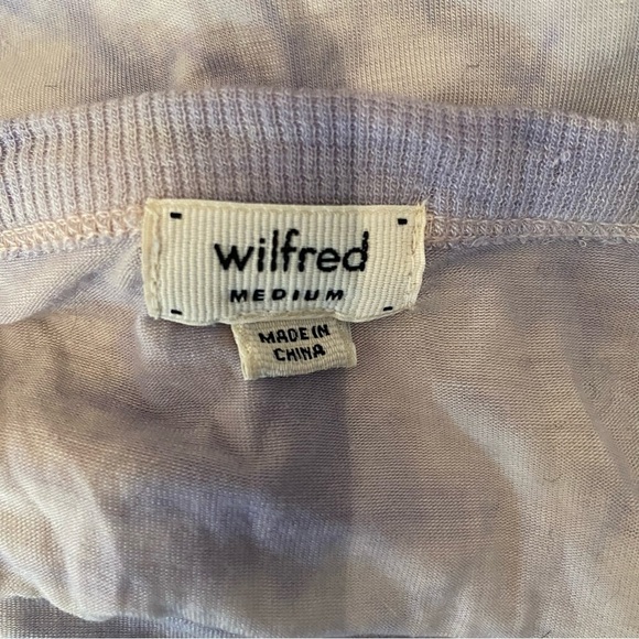 Aritzia‎ Wilfred  lavender tie-dyed oversized tunic in size medium - Picture 5 of 8